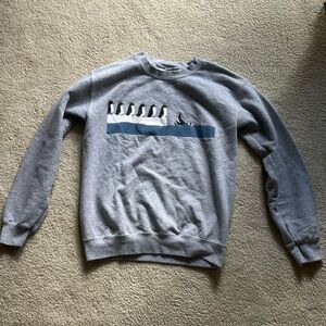 GREY PENGUIN CREWNECK!!!!